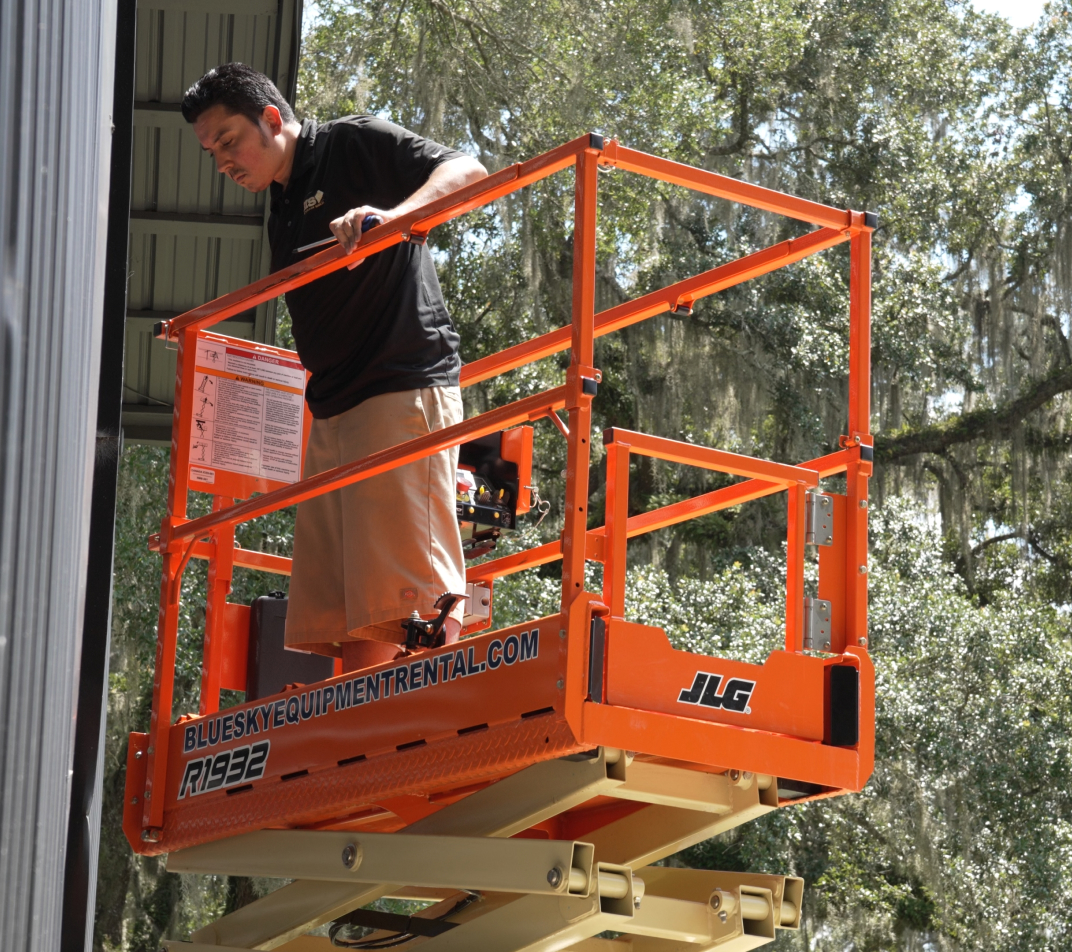 Blue Sky Equipment Rental Scissor Lift