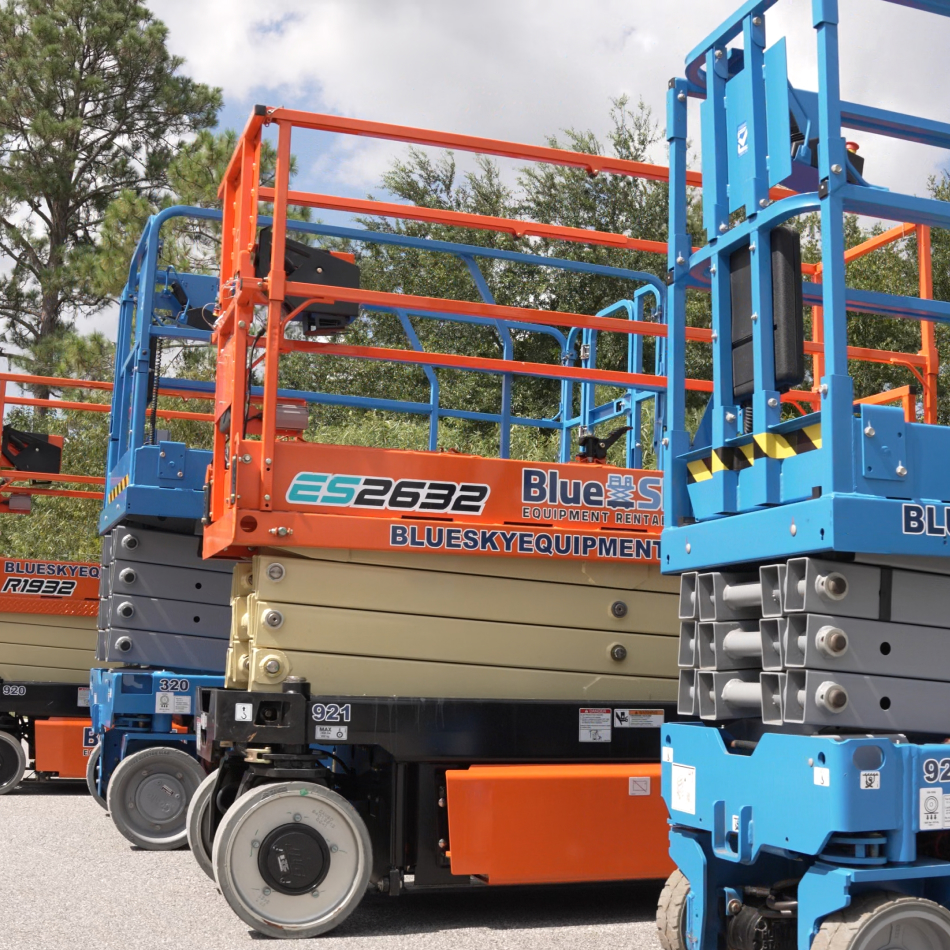 Electric scissor lifts